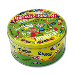 Snoeptrommel gefeliciteerd