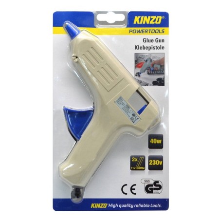 Kinzo Lijmpistool 40W inclusief 2 lijmsticks