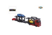 2-Play autotransporter met 3 auto's die cast/kunststof 26cm