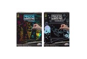 Grafix Magic carnet à gratter A4 20 feuilles + stylo