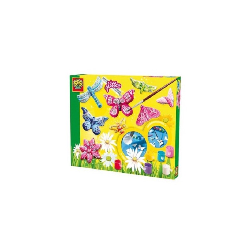 Ses Moulage et peinture de papillons