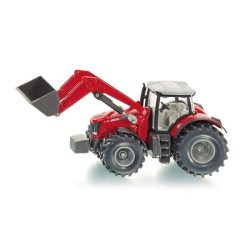 Siku 1985 Tractor Massey Ferguson met frontlader