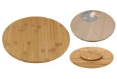 Planche à fromage en bambou tournante Ø35cm