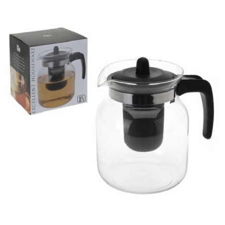 Theepot/glaskan Met Inzet 1,5 Liter