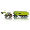 Siku 1949 Tractor met frontlader, Dolly en kieper