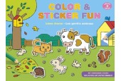 Jeux de couleurs et de stickers - Animaux doux (à partir de 3 ans)