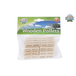 Palettes en bois Kids Globe 8 pièces 1:32 5x3,8x1cm