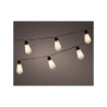LED Solar stringlights 10 lampen L180cm kunststof Warmwit- werkt op zonne-energie