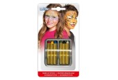 Set 6 bâtons de peinture pour le visage 6 couleurs (1,6 g)