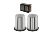 Excellent Houseware Ensemble sel et poivre en acier inoxydable dia4 x5cm