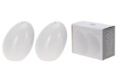 Ensemble sel et poivre, 2 pièces en porcelaine