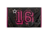 Drapeau polyester 'doux 16' 90x150cm