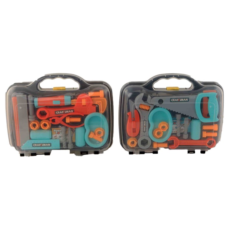 Kidsfun Ensemble d'outils dans un étui 28x20cm