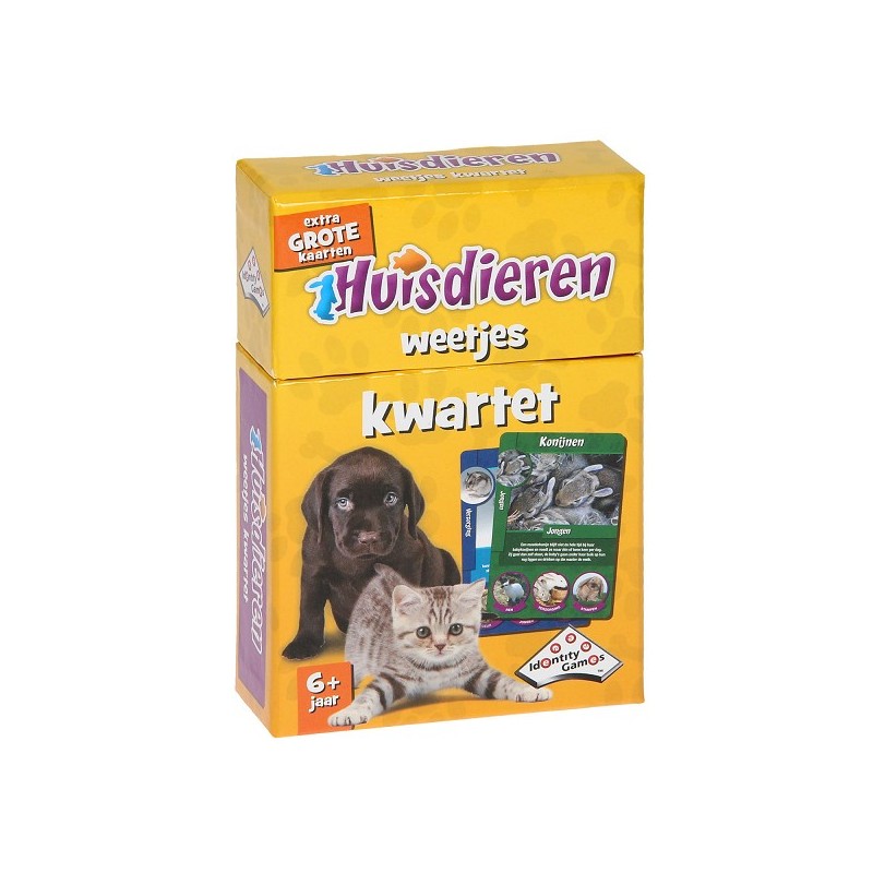IdGames Weetjes kwartet Huisdieren