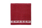 DDDDD Keukendoek Dutchie rood 50x55cm 6 stuks