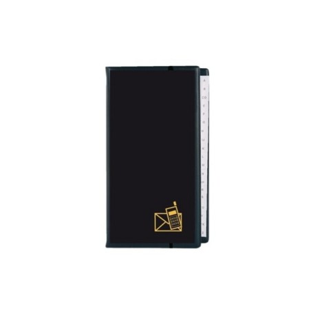 Registre téléphonique AZ 4 sonneries noir