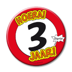 Button XL - 3 Jaar