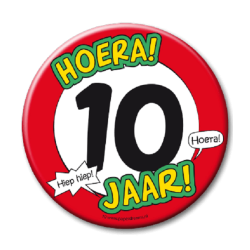 Button XL - 10 jaar