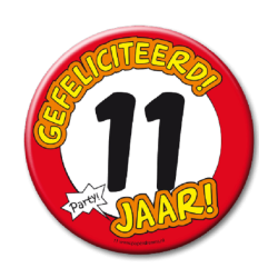 Button XL - 11 Jaar