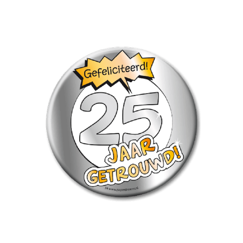 Bouton XL - 25 ans mariés