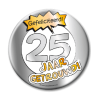 Button XL - 25 jaar getrouwd