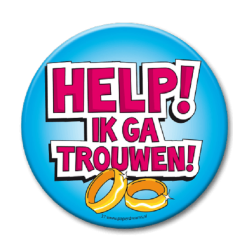 Bouton XL - Au secours ! Je me marie!