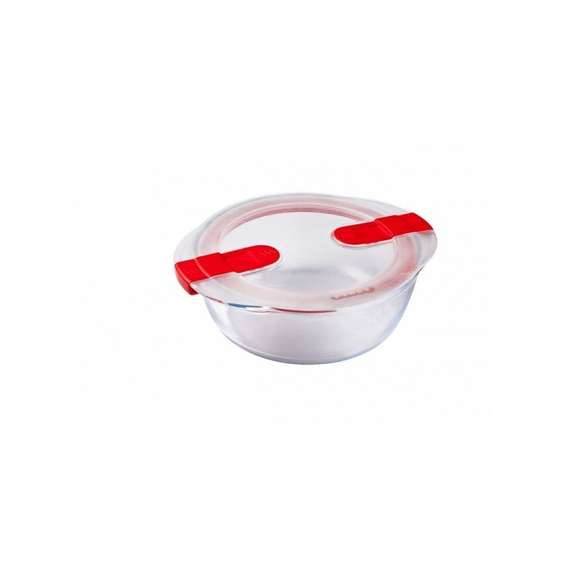 Pyrex COOK&HEAT Ovenschaal 20x18x7cm 1,1 liter met  magnetronbestendig deksel