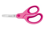 Ciseaux Westcott Kids 13cm soft grip pointe ronde rose