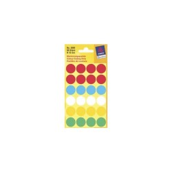 Etiket Zweckform 18mm rond stickers,  pak a 96 etiketjes, bundel a 10 pakjes