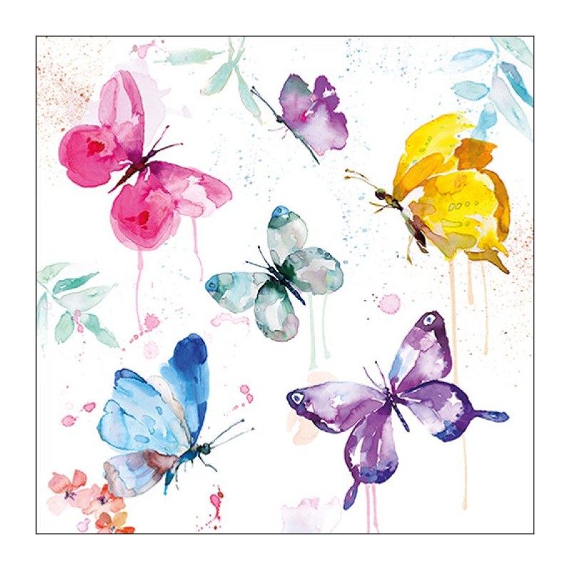 Ambiente Serviettes Collection Papillon 25cm 20 pcs