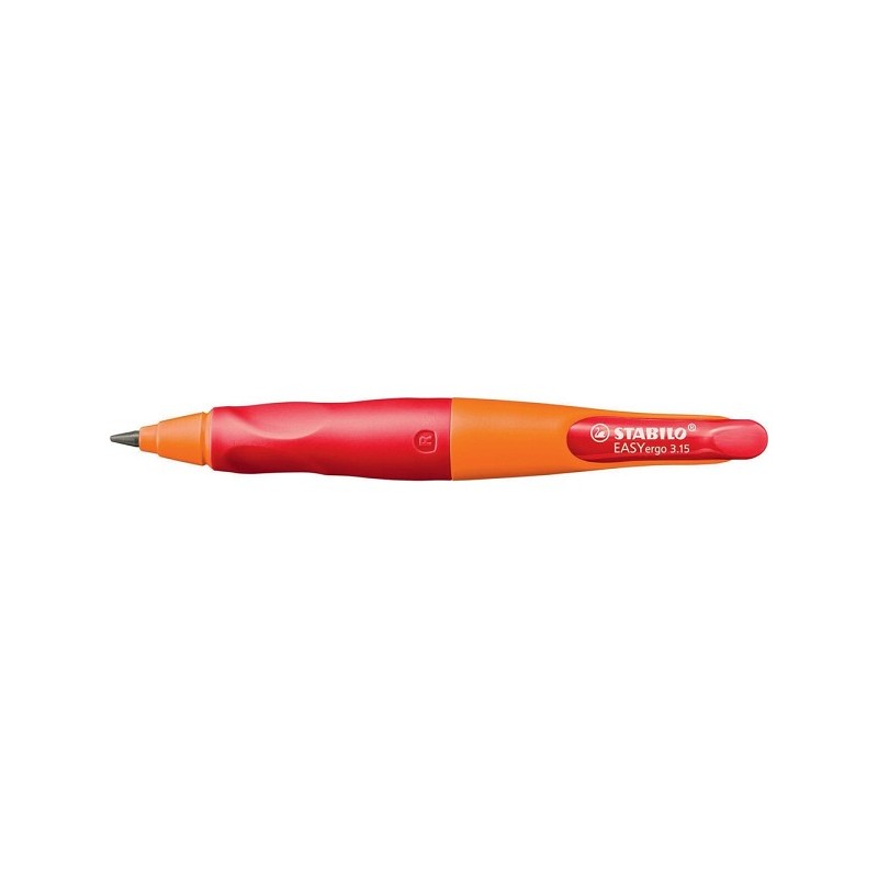 Stabilo Easy ergo 3.15 démarrage à droite orange/rouge