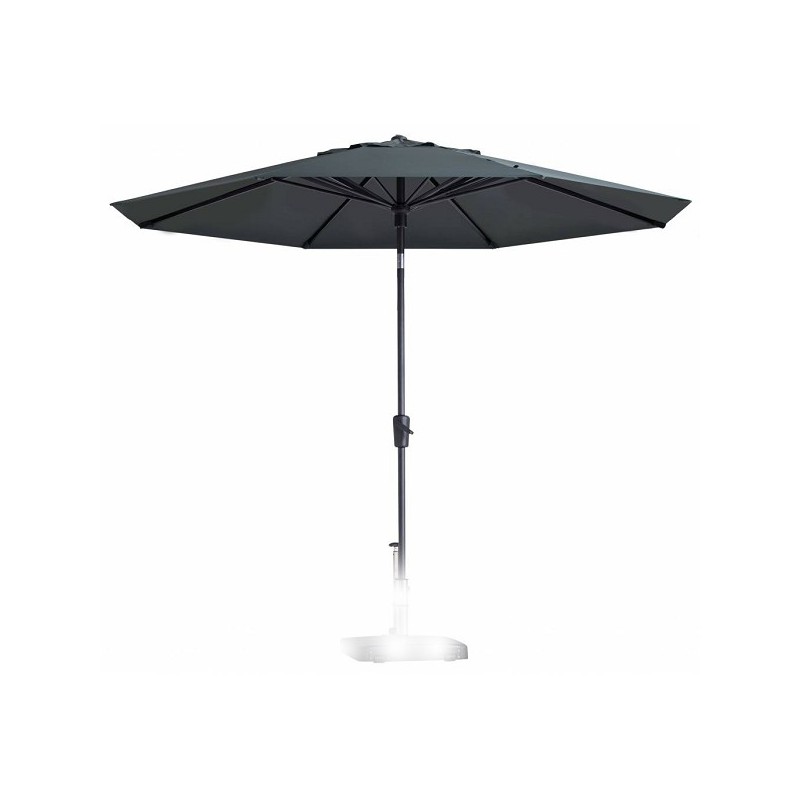 Parasol PAROS 300cm à enrouler GRIS