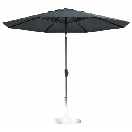 Parasol PAROS 300cm à enrouler GRIS