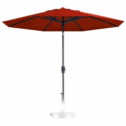 Parasol PAROS 300cm opdraai BRICK RED