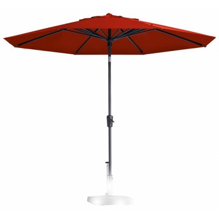 Parasol PAROS 300cm relevable ROUGE BRIQUE