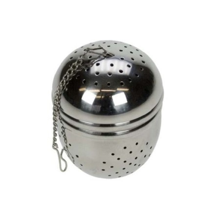 Passoire à thé boule d'herbes oeuf jumbo avec chaîne