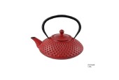 Theepot gietijzer 1,25L Rood
