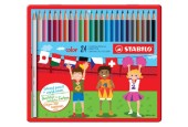 Stabilo 979 kleurpotlood 24 st in metalen etui