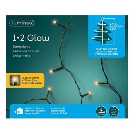 Lumineo kerstboomverlichting 1-2 glow voor 240cm boom 283 LED