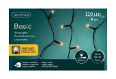Guirlande LED Lumineo éclairage intérieur et extérieur 9m 120 Lumières blanc chaud. Avec minuterie de 8 heures et fonction de gr