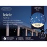 Lumineo éclairage LED Icicle 5m - 119LED blanc chaud