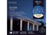 Lumineo éclairage LED Icicle 11 mètres - 259LED blanc chaud scintillant