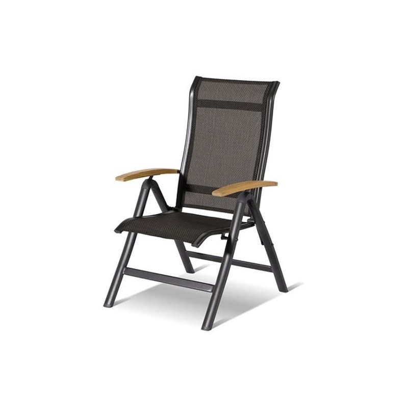 Hartman Alice standenstoel met teakhouten (100% fsc) armleuningen en xerix aluminium frame
