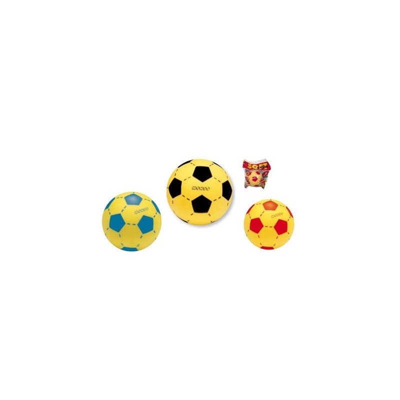 Softbal (schuimrubber) 20cm voetbalprint