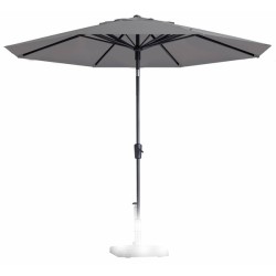 Parasol PAROS 300cm reversible GRIS CLAIR