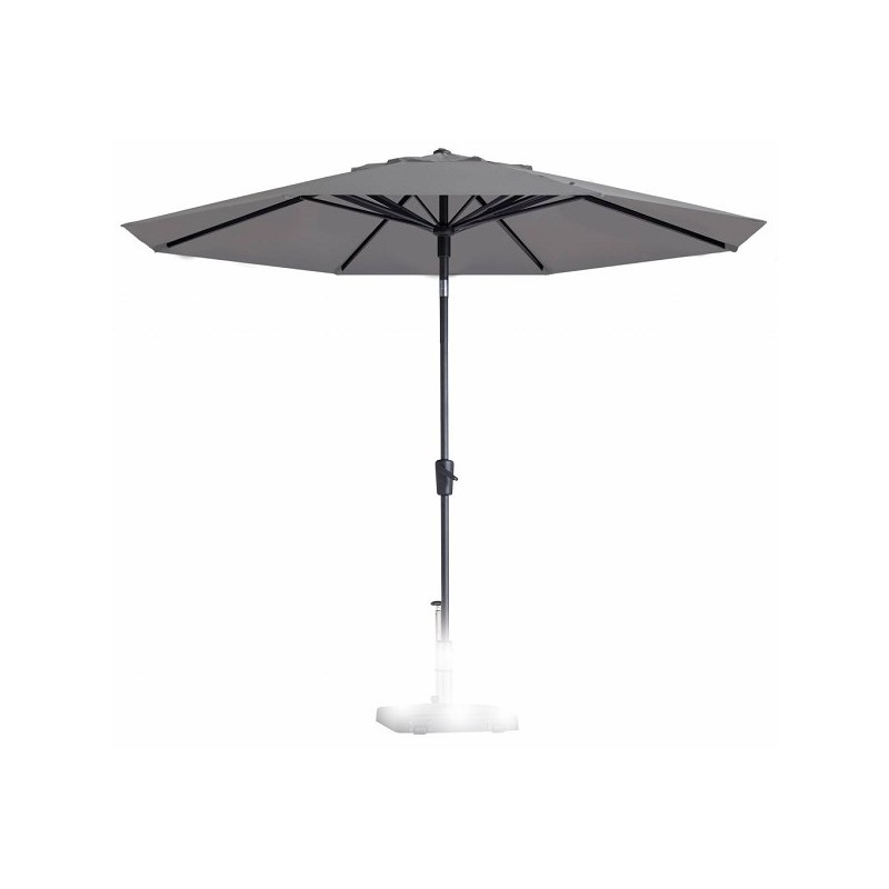 Parasol PAROS 300cm reversible GRIS CLAIR