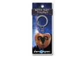 Marmer sleutelhanger hart - ram