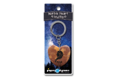 Marmer sleutelhanger hart  - maagd