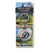 Marmer sleutelhanger hart  - D