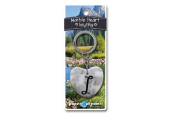 Marmer Sleutelhanger Hart - I